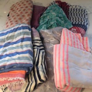 Collection of summer scarves